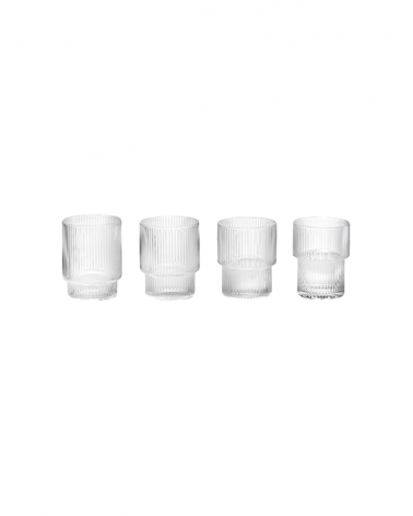 Ripple Glass set of 4 - Ferm Living