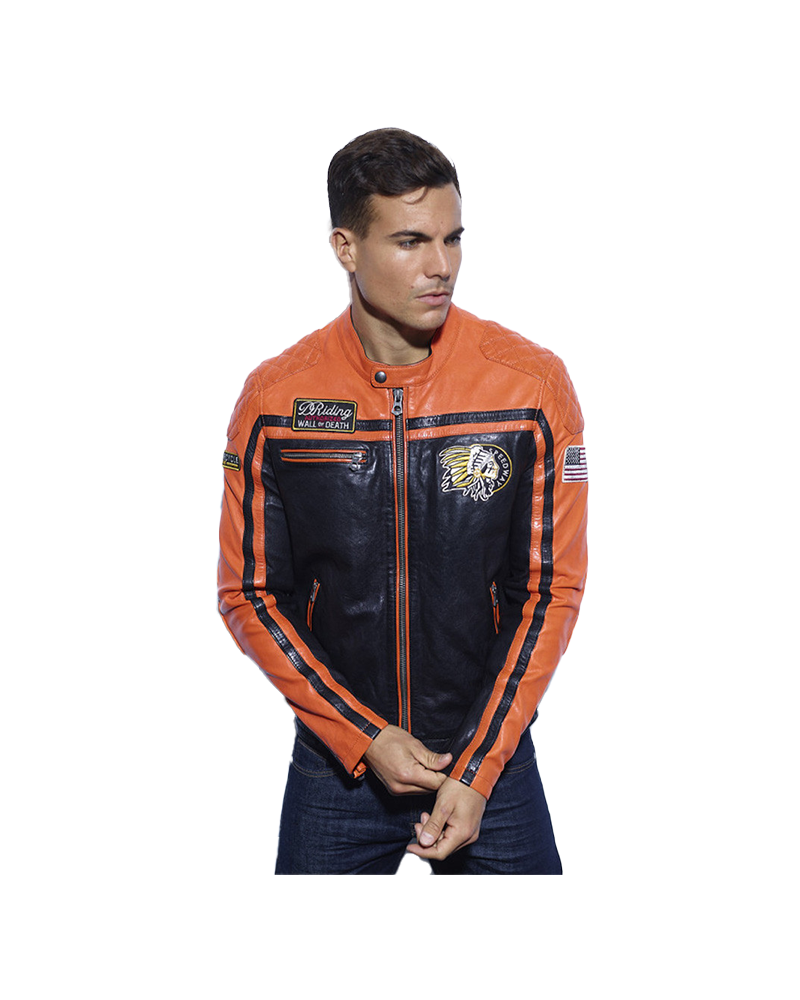 Blouson cuir Homme Perkins - Daytona 73