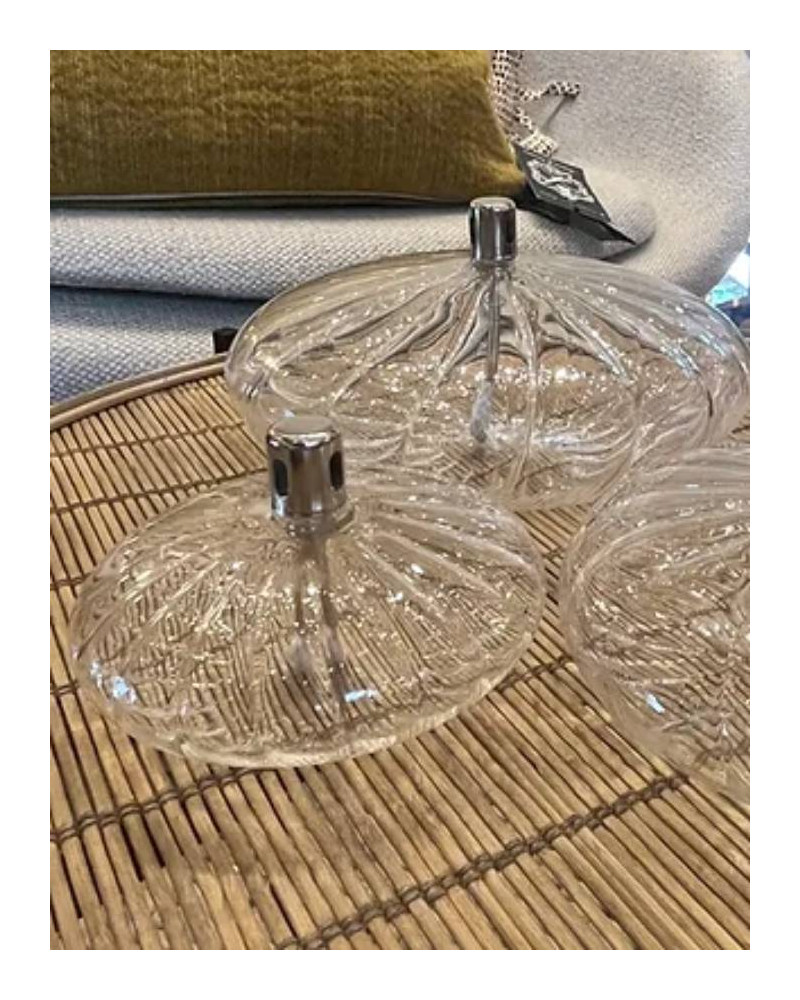 Lampe à Huile En Verre, 3pcs 3 Tailles Lampes à Huile En Verre