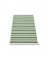 Tapis Teo Dark Green/Grass Green/Vanilla 70x120 - Pappelina