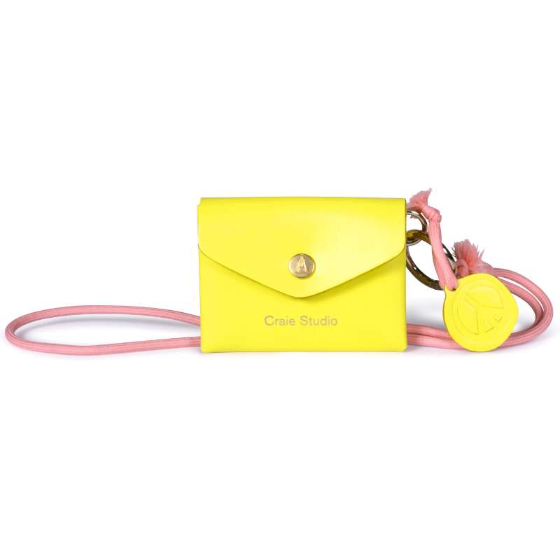 Pochette Moni en cuir - Craie