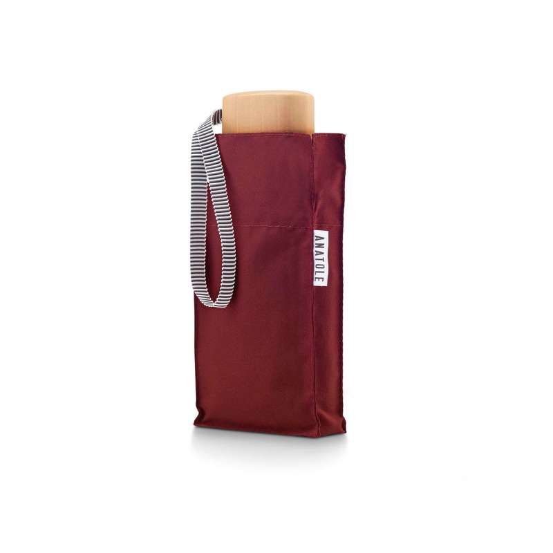 Mini parapluie Anatole Bordeaux – Micro & Solide – GERMAIN