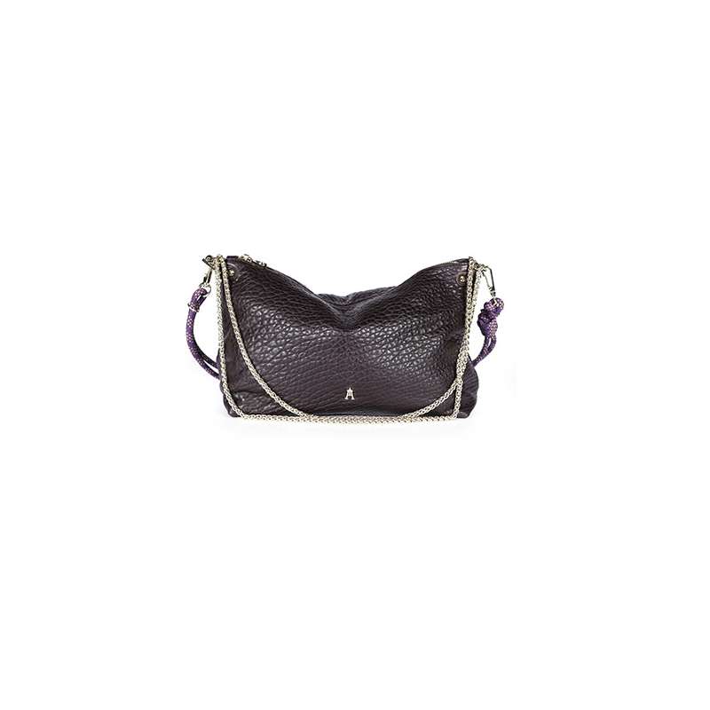 Sac Mallow en cuir d'agneau lavé - Craie