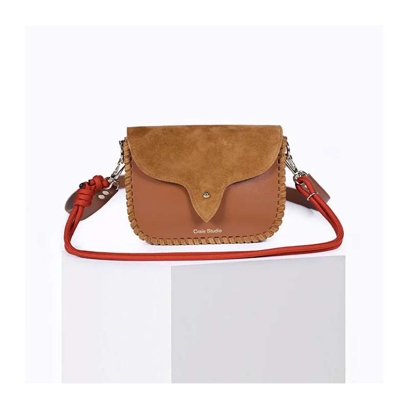 Sac West en cuir de veau - Craie