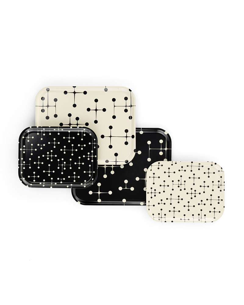 Plateau Classic Tray Dot Pattern Reverse Dark - Vitra