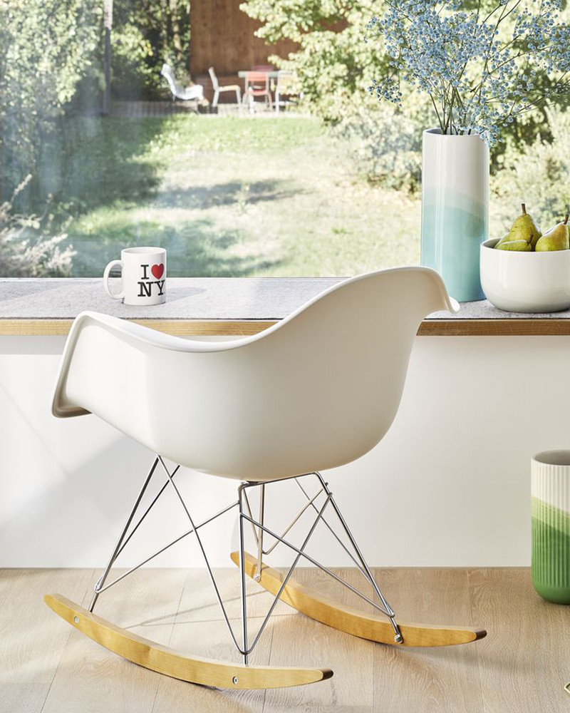 Rocking-chair Eames Plastic Armchair RAR - Vitra