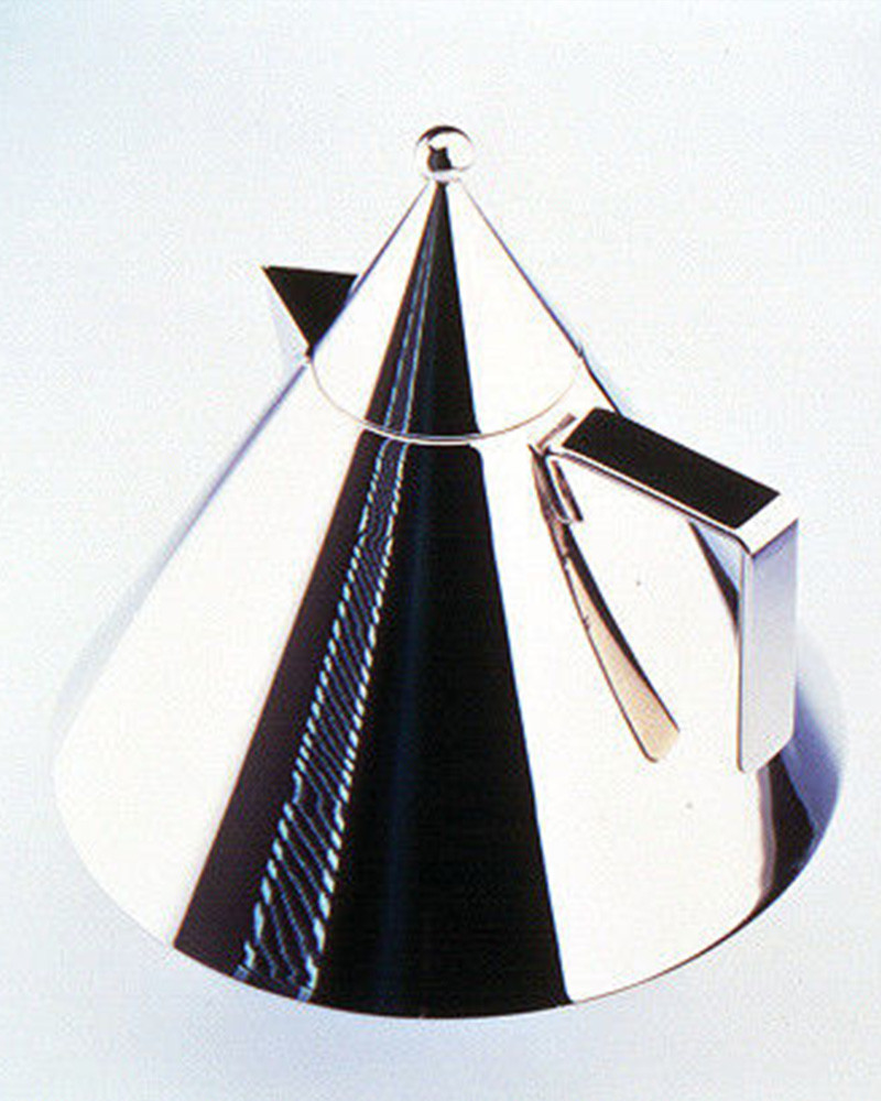 Bouilloire Alessi 'Il Conico' - Acier Inoxydable 18/10 - Design Iconique - Compatible Induction - 1,0L