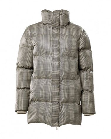 Manteau Check Puffer Coat - Rains