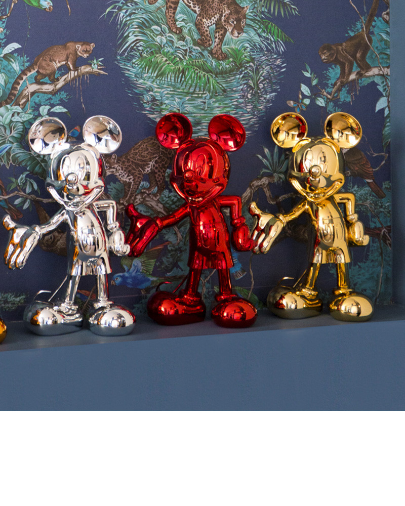 Mickey et le fantome noir, N&B Figurine Leblon Delienne résine