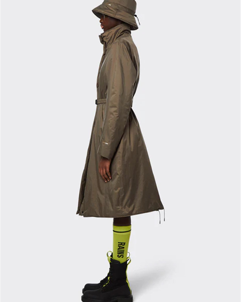 Manteau femme Long Padded Nylon W Coat Rains
