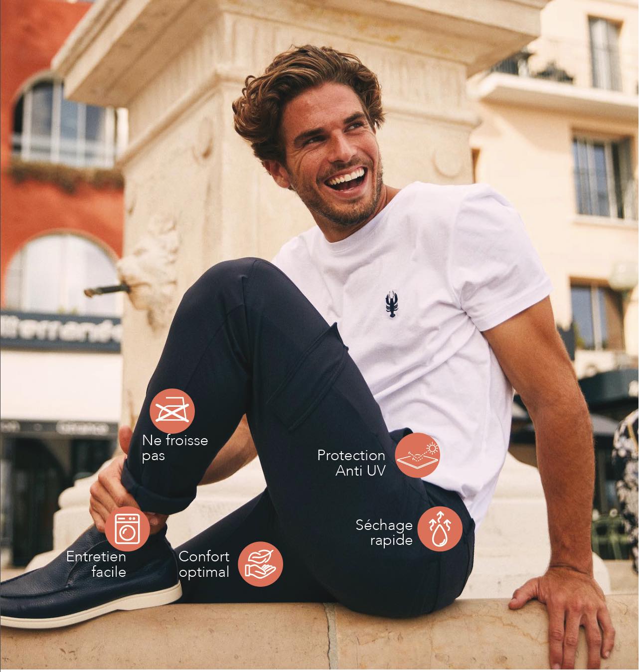 Pantalon homme confort stretch new arrivals