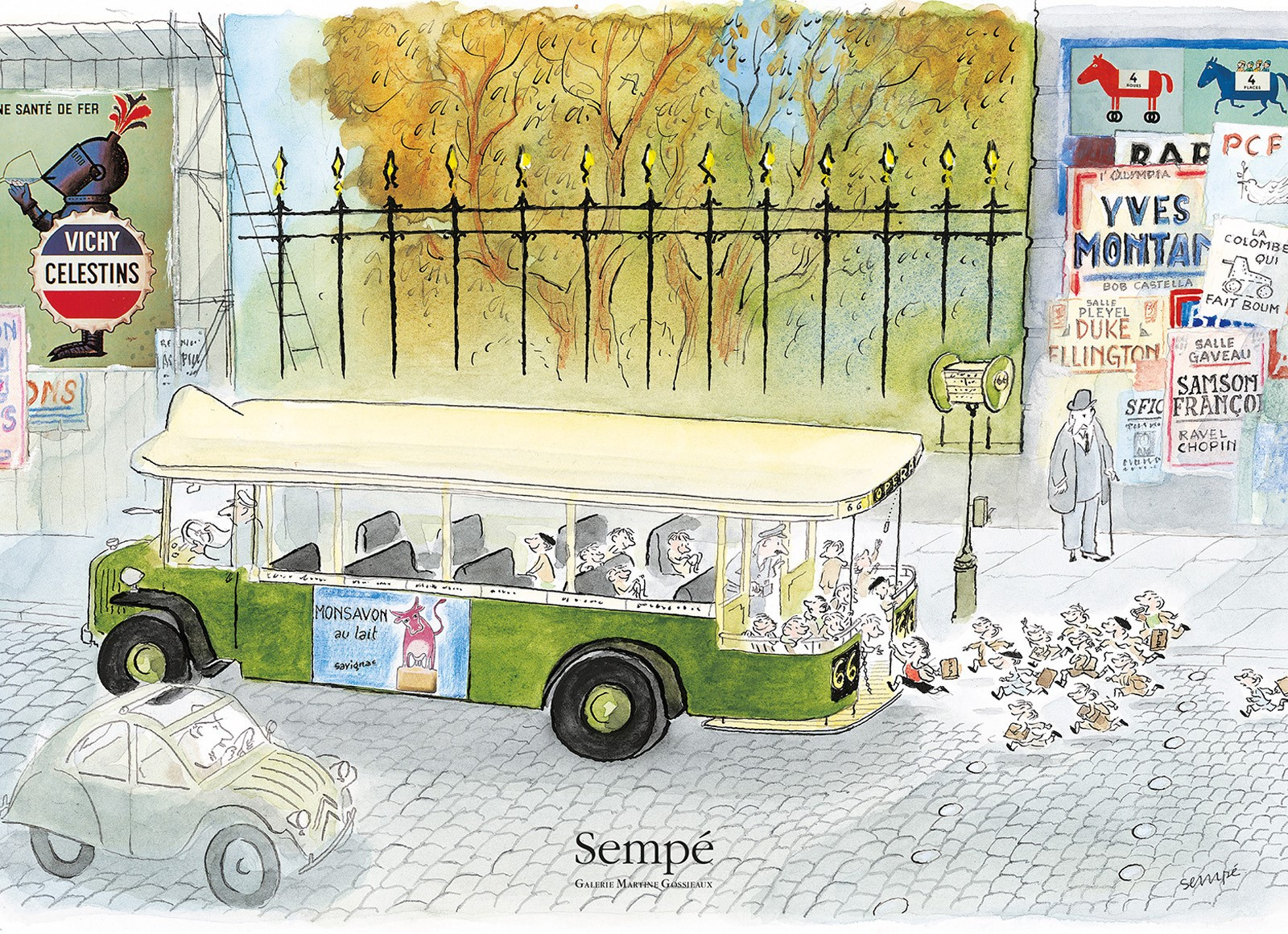 Affiche Sempé Lignes 66 - Image Republic