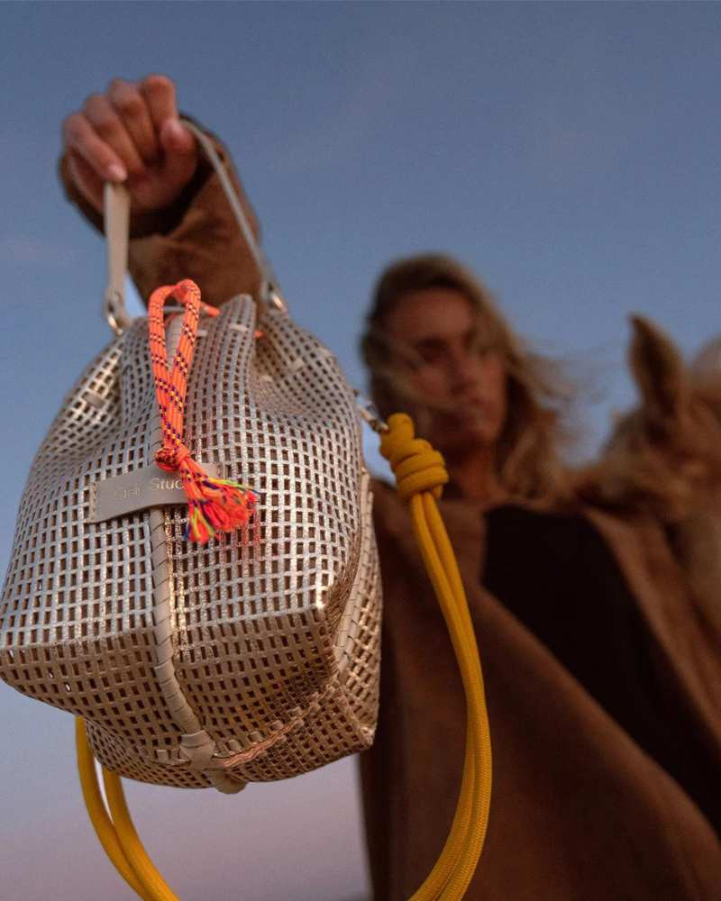 Seau à Craie PrAna - Sac à Falaise - Rose Fire Colorblock - Fabriqué Aux USA - Neuf
