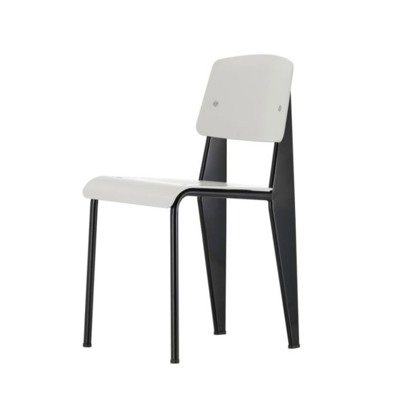 Chaise Standard Jean Prouvé métal et bois - Vitra