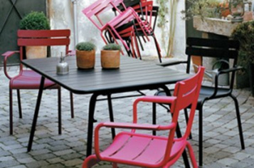 Trentotto Fermob terrasse chaise table